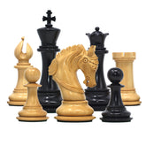 The Roman Britons Artisans Series 4.4" Luxury Staunton Chess Set in Ebony/Boxwood